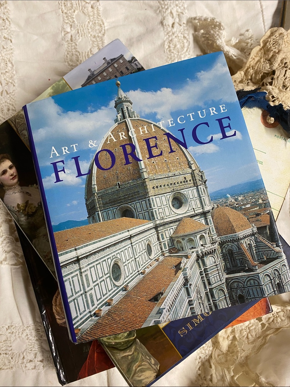 Florence Art & Architecture Coffee Table Book - Blue Cover